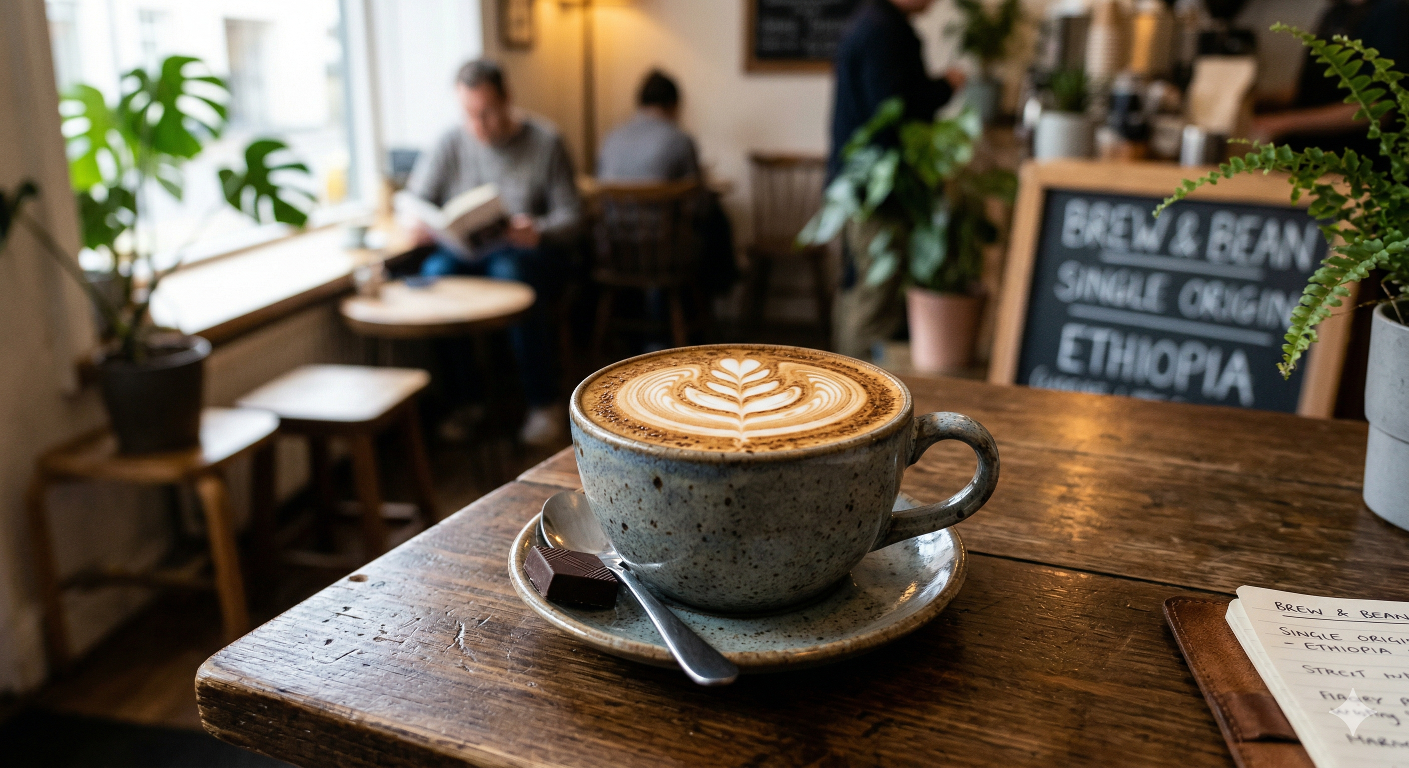 Barista Crafting Art